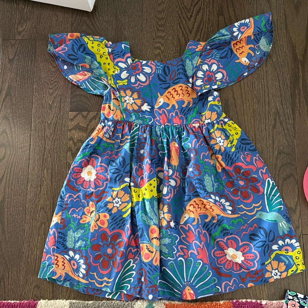 Mini boden girls animal dress